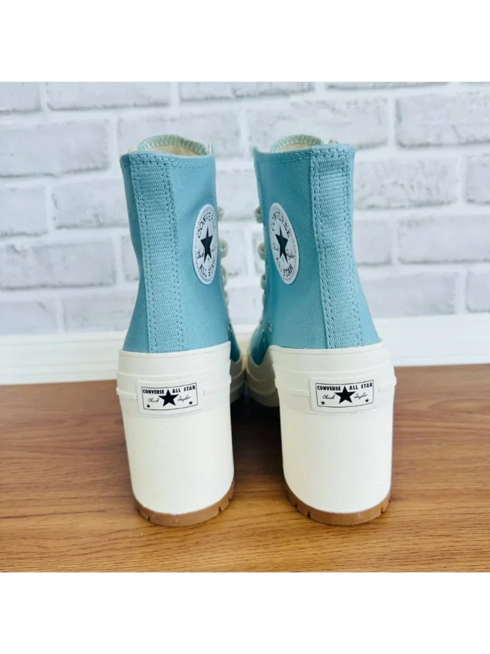 ⭐Converse Chuck 70 DE LUXE HEEL HI Platform 5.5 MEN Boots Sneakers Teal A08279C⭐